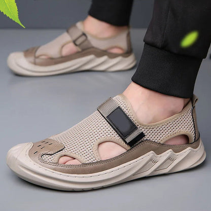 👣 Puha Talpú Férfi Szandál – Kényelem és Stílus Városban és Strandon 🏖️