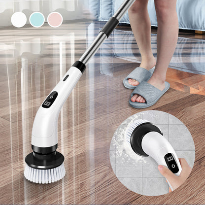 🏠 5 az 1-ben Elektromos Tisztítókefe: Háztartási Takarítás Erőfeszítés Nélkül – Raktáron! ✨