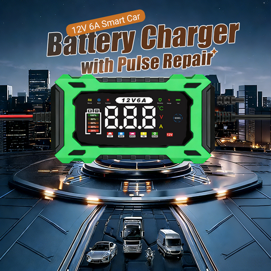 ⏰ 12 V-os Intelligens Akkumulátor-töltő: Pulse Repair Technológia és Automatikus Karbantartás – Raktáron! 🔋