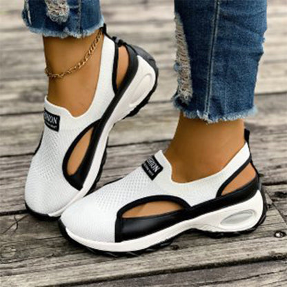 👟 Lélegző Lábak Nyáron is! Kivágott, Hálós Női Slip-on Cipő a Mindennapi Kényelemért ✨