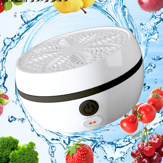 🍓 Tiszta Étel, Egészséges Család! Hordozható Gyümölcsmosó Gép – Távolítsd el a Vegyszereket és Baktériumokat! 🛡️