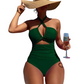 👙 Stílusos Alakformálás a Strandon: Keresztpántos, Magas DereKú Fürdőruha – Kényelem és Elegancia Egyben! ✨