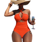 👙 Stílusos Alakformálás a Strandon: Keresztpántos, Magas DereKú Fürdőruha – Kényelem és Elegancia Egyben! ✨
