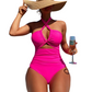 👙 Stílusos Alakformálás a Strandon: Keresztpántos, Magas DereKú Fürdőruha – Kényelem és Elegancia Egyben! ✨