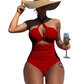 👙 Stílusos Alakformálás a Strandon: Keresztpántos, Magas DereKú Fürdőruha – Kényelem és Elegancia Egyben! ✨