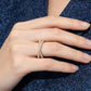 💍 Stílusos Kétrétegű Gyűrű: Állítható Keresztpántos Dizájn – Elegancia és Kényelem Egyben! ✨