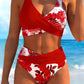 🌸 Magas Dereki Virágmintás Bikini: Hangsúlyozd az Alakod – Raktáron! 👙