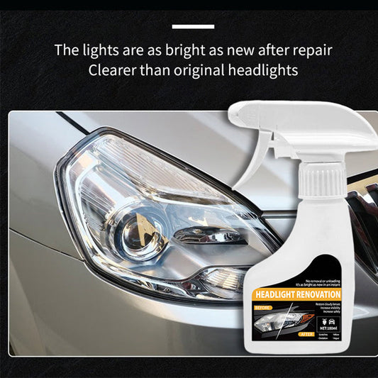 🚗💡 Fényszóró Felújító Spray: Gyors Megoldás a Sárga és Homályos Lámpákra! ✨
