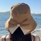 👒 Széles Karimájú, Masnis Napkalap: UV-Védelem és Stílus – Raktáron! ☀️