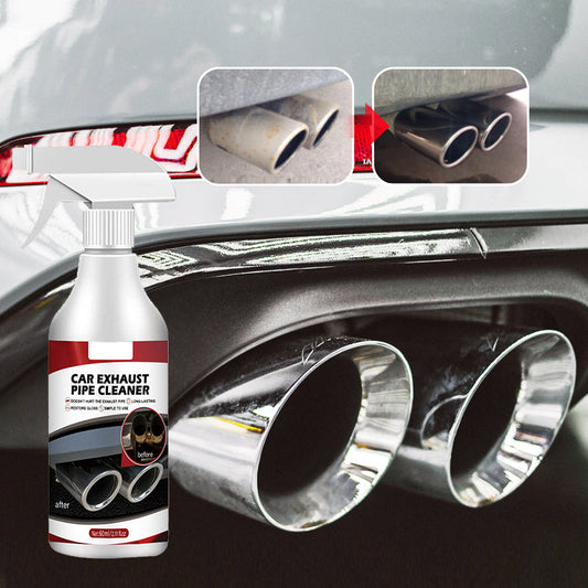 🚗 Erőteljes Kipufogótisztító Spray: Tükörfényes Fekete Felület és Védelem – Raktáron! ✨