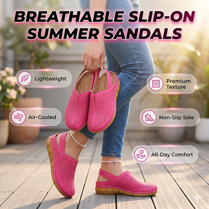 👡✨ Női Áttört Szabadidős Szandál: Légies Kényelem, Divatos Dizájn és Puha Talp! 🌸