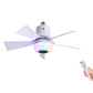 🎮 RGB Okos Mennyezeti Ventilátor Hangszóróval: Gamer és Okos Otthon – Raktáron! 💡