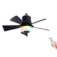 🎮 RGB Okos Mennyezeti Ventilátor Hangszóróval: Gamer és Okos Otthon – Raktáron! 💡