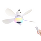 🎮 RGB Okos Mennyezeti Ventilátor Hangszóróval: Gamer és Okos Otthon – Raktáron! 💡