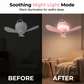 🔋 Újratölthető Akasztós Ventilátor LED Fénnyel: Kemping és Otthon – Raktáron! 🏕️