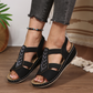 ✨ Női Nyári Strassz Ék Saru: Kényelmes és Ragyogó Viselet – Raktáron! 👡