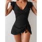👙 Elegáns V-nyakú Alakformáló Fürdőruha: Karcsúsító Fazon és Prémium Minőség – Raktáron! ✨