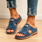 👠☁️ Divatos nyári női szandál – Elegáns nyitott orrú ék saru, tökéletes kiegészítő ruhákhoz és szoknyákhoz ✨