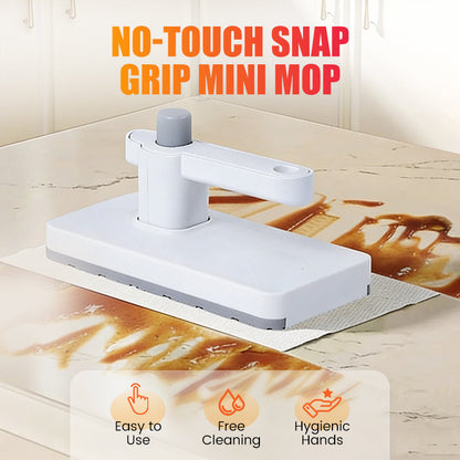 ✨ No-Touch Snap Grip Mini Mop – Raktáron! 🧹