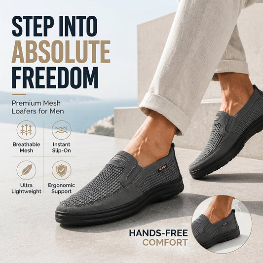👟✨ Férfi Lélegző Felcsúszós Cipő: Könnyedség és Gyors Felvétel! 🌬️