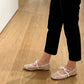 Women's French-Style Mesh Flats with Bow