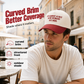 Contrast Color Embroidered Baseball Cap