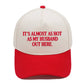 Contrast Color Embroidered Baseball Cap