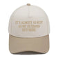 Contrast Color Embroidered Baseball Cap