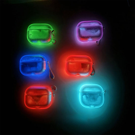 ✨🌙 Világító Homokórával Töltött AirPods Tok: Káprázatos Fényhatás és Ütésállóság! 🎧