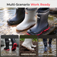🌧️👢 Uniszex Vízálló Esőcsizma: Középszárú Kialakítás és Prémium Védettség! ✨
