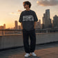 Men Vintage Washed Graphic T-Shirt Christian Streetwear Tee
