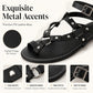 👡✨ Szegecses Strandpapucs: Fémkapcsos Dizájn és Ragyogó Nyári Stílus! 🏖️