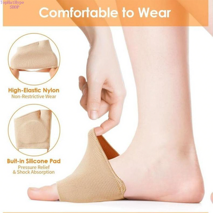 SEBS Forefoot Pads with Heel Strap Toe Separator for High Heels