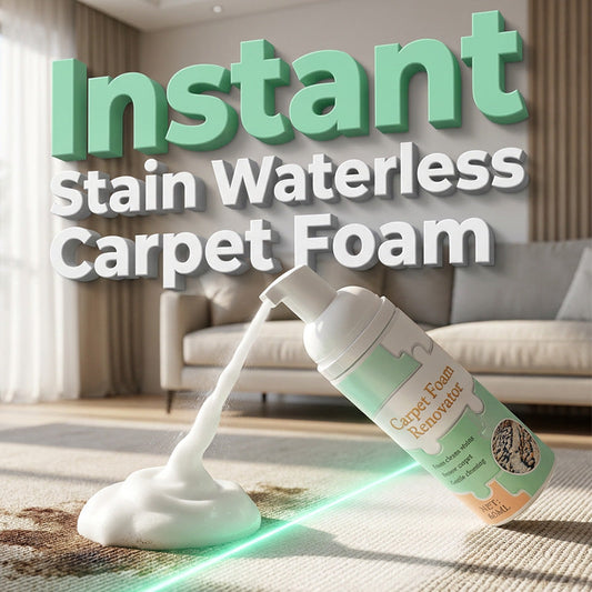🧼✨ Vízmentes Szőnyegtisztító Hab: Foltmentes és Friss Szőnyegek! 🛋️