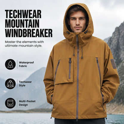 💦Férfiaknak és nőknek egyaránt alkalmas víz- és szélálló túrajacket🍃