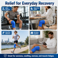 Knee Ice Pack Wrap Compression Sleeve