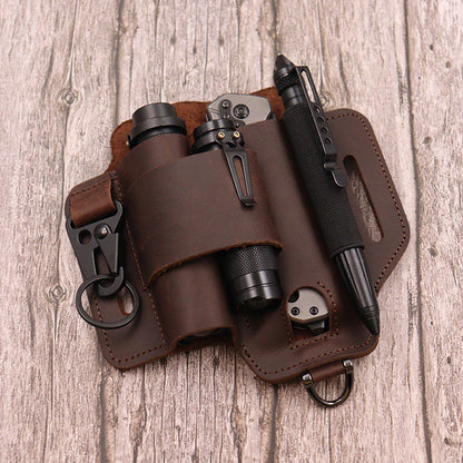 PU Leather Tool Holster with Belt Loop