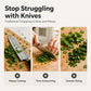 ✂️🌿 Multi-Layer Herb Scissors: Chop Faster, Store Safely! 🛡️
