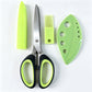 ✂️🌿 Multi-Layer Herb Scissors: Chop Faster, Store Safely! 🛡️