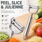 2-in-1 Stainless Steel Peeler and Julienne Slicer