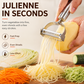 2-in-1 Stainless Steel Peeler and Julienne Slicer