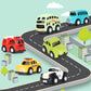 🚗 12 darabos rajzfilmfigurás mini játékautó-készlet – Gyermekbulikra, apró ajándéknak és gyűjteménybe ✨