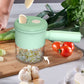 🥗✨ Kézi Elektromos Zöldségaprító: Vezeték Nélküli Szabadság és Tökéletes Szeletelés! 🔪