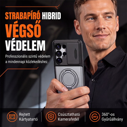 🛡️📱 2 az 1-ben Ütésálló Tok: Rejtett Kártyatartó és Tökéletes Védőpajzs!