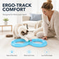 Interactive Figure-8 Cat Track Toy with Rolling Balls