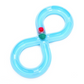 Interactive Figure-8 Cat Track Toy with Rolling Balls