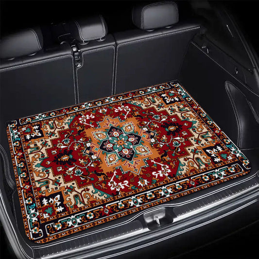 🛡️✨ Kristály Bársony Csomagtartó Szőnyeg: Vízálló + 3D Illeszkedés + Elegáns Dizájn! 🚗