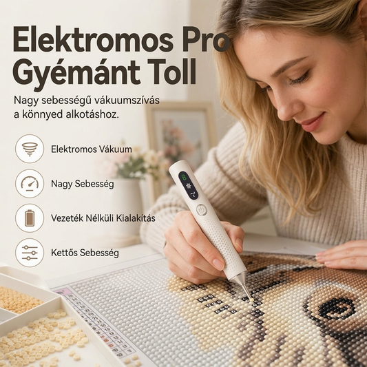 🔋✨ Elektromos Gyémánttoll: Újratölthető és Nagy Teljesítményű!