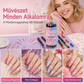 🎨 24 színű kétvégű körömdíszítő tollkészlet | Kreatív köröm minták könnyed elkészítéséhez💅