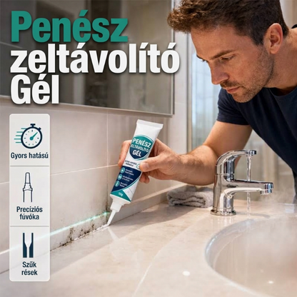 Háztartási penészeltávolító gél fürdőszobába és konyhába